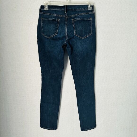 Old Navy Jeans Women 6 Short Blue Curvy Profile Mid Rise MediumWash Preppy Comfy - Picture 15 of 15